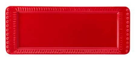 Fantasia (Fantasy) Red 18" Rectangular Tray