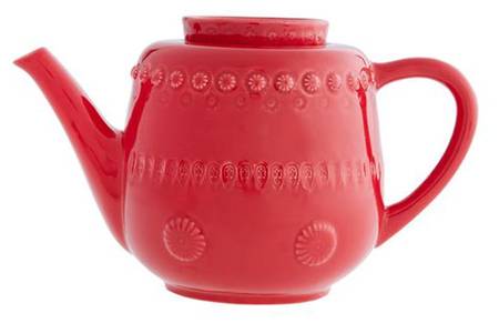 Fantasia (Fantasy) Red Teapot & Lid