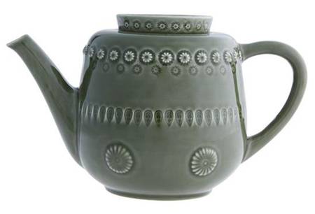 Fantasia (Fantasy) Green Olive Tree Teapot & Lid