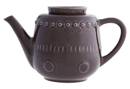 Fantasia (Fantasy) Cocoa Brown Teapot & Lid