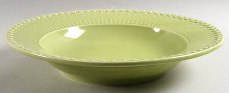 Fantasia (Fantasy) Bright Green 13" Pasta Serving Bowl