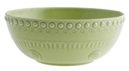 Fantasia (Fantasy) Bright Green 11" Large Salad Serving Bowl
