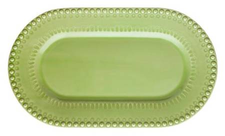 Fantasia (Fantasy) Bright Green 17" Oval Serving Platter