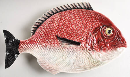 Fish Red 20" Fish Shaped Platter