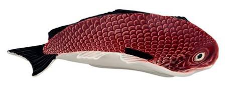 Fish Red 9" Fish Shaped Platter