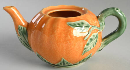 Orange Teapot No Lid