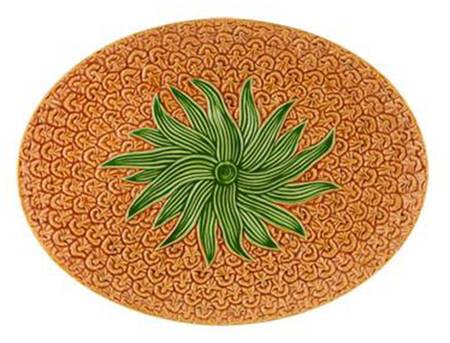Pineapple 15" Oval Serving Platter