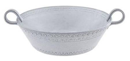 Rua Nova Antique White 11" Large Salad Serving Bowl