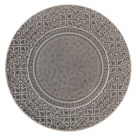 Rua Nova Anthracite Gray Service Plate (Charger)