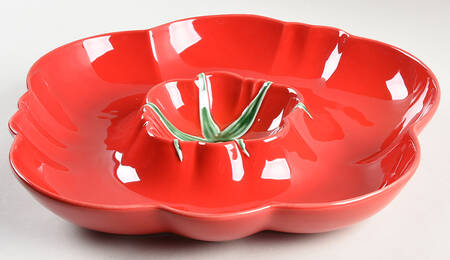 Tomato 1 Piece Chip & Dip