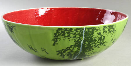 Watermelon 13" Large Salad Serving Bowl