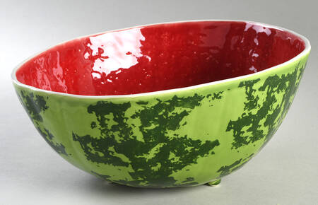 Watermelon 11" Large Salad Serving Bowl