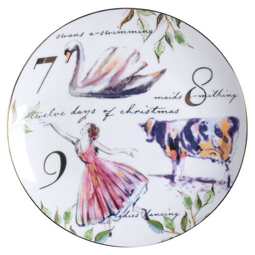 12 Days of Christmas Salad Plate