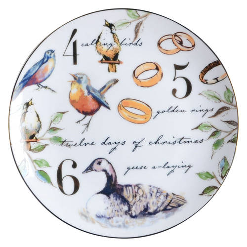 12 Days of Christmas Salad Plate