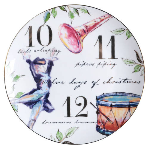 12 Days of Christmas Salad Plate