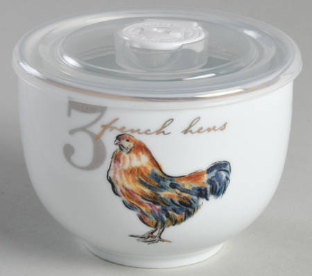 12 Days of Christmas 4" Nesting Bowl & Plastic Lid
