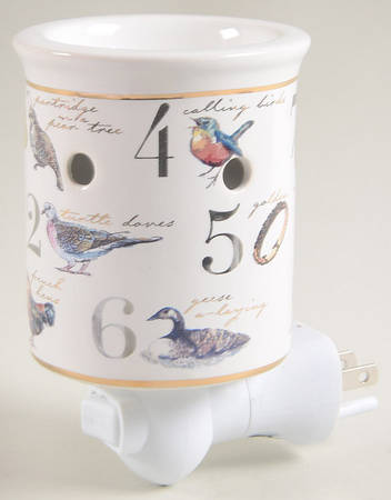 12 Days of Christmas Wall Plug-In Wax Warmer No Lid