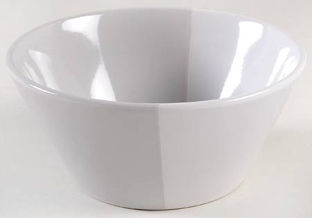 Color Dipped Grey Soup/Cereal Bowl