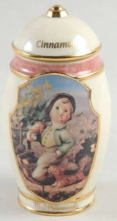 M.I. Hummel Classic Heirloom Spice Jar Collection Spice Jar Set Individual Jar & Lid