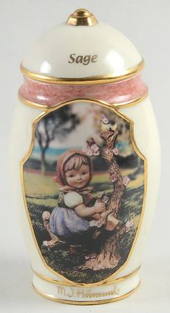 M.I. Hummel Classic Heirloom Spice Jar Collection Spice Jar Set Individual Jar & Lid