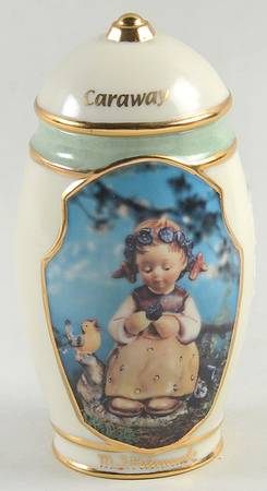 M.I. Hummel Classic Heirloom Spice Jar Collection Spice Jar Set Individual Jar & Lid