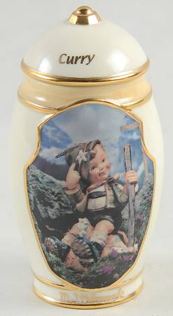 M.I. Hummel Classic Heirloom Spice Jar Collection Spice Jar Set Individual Jar & Lid