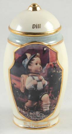 M.I. Hummel Classic Heirloom Spice Jar Collection Spice Jar Set Individual Jar & Lid