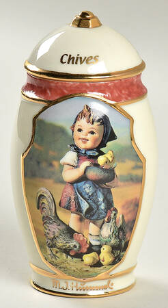 M.I. Hummel Classic Heirloom Spice Jar Collection Spice Jar Set Individual Jar & Lid