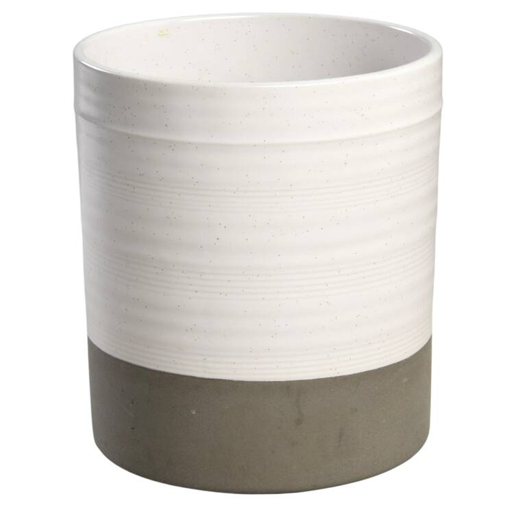 Milbrook Coconut White Medium Canister No Lid