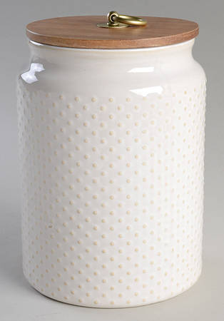 Modern Farmhouse Large Canister & Lid