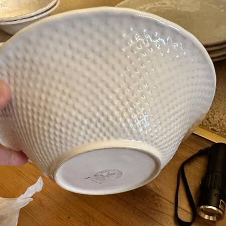Vine White Coupe Soup Bowl
