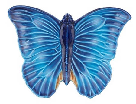 Cloudy Butterflies by Claudia Schiffer Figural Serving Tray