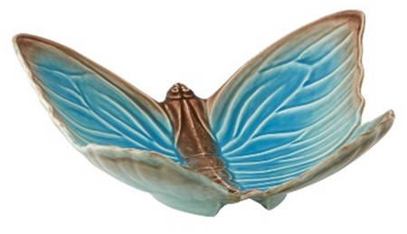 Cloudy Butterflies by Claudia Schiffer Large Fruit Bowl