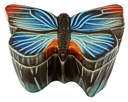 Cloudy Butterflies by Claudia Schiffer Butterfly Box with Lid