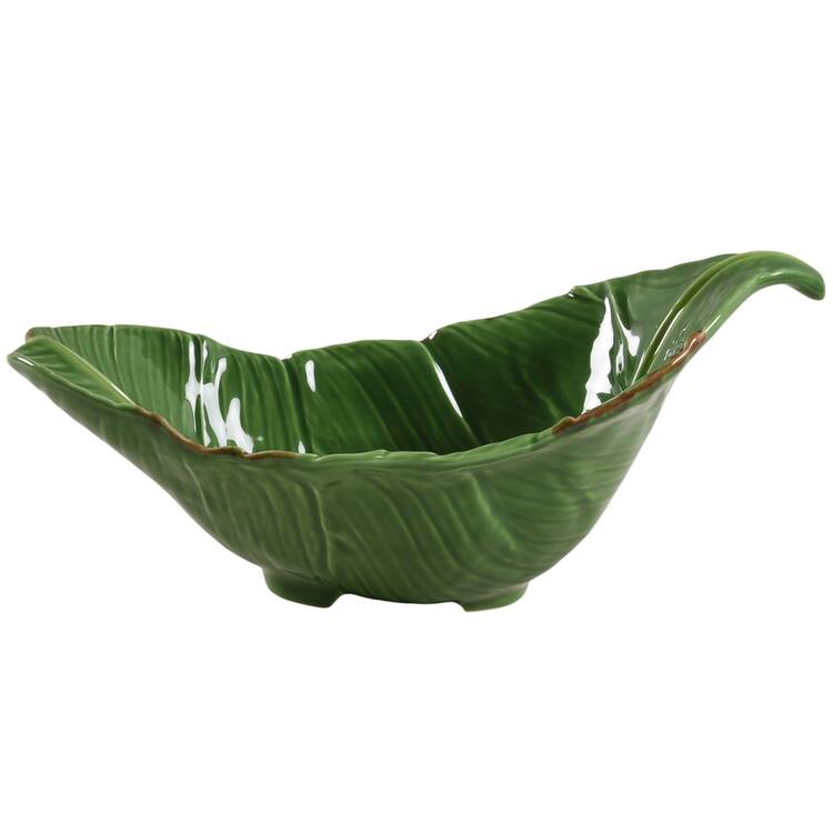 Banana Da Madeira 11" Oval Salad Serving Bowl