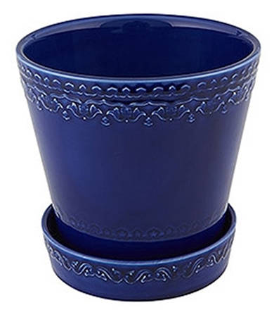 Rua Nova Indigo Blue 6" Planter