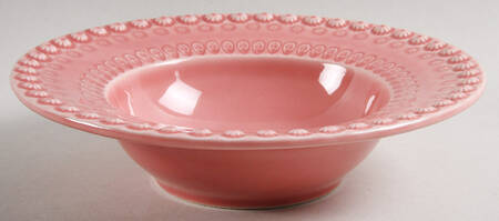 Fantasia (Fantasy) Pink Rim Soup Bowl
