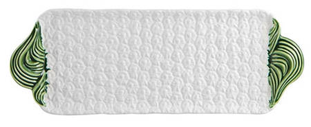 Pineapple White Rectangular Tray