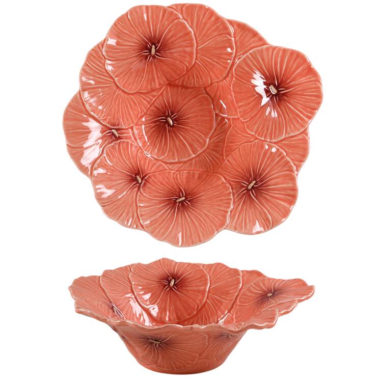 Maria Flor 13" Large Salad Serving Bowl