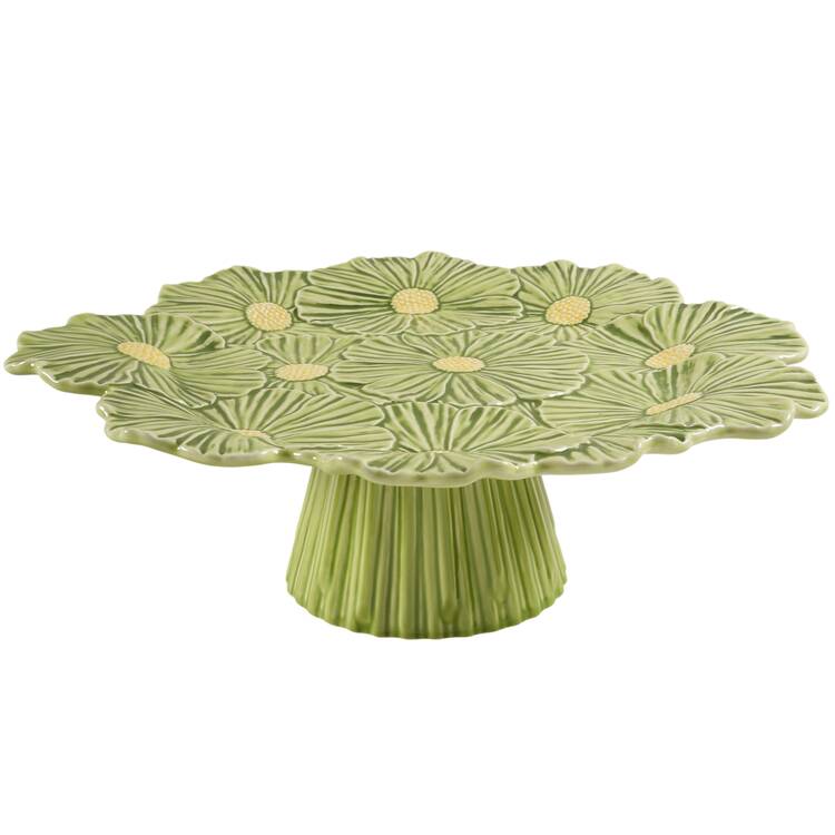 Maria Flor 14" Diameter Pedestal Cake Stand