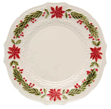 Christmas (Poinsettia) Decorated by Bordallo Pinheiro