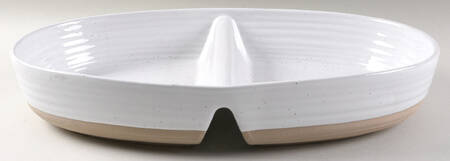 Abott Oval Divided Vegetable Bowl