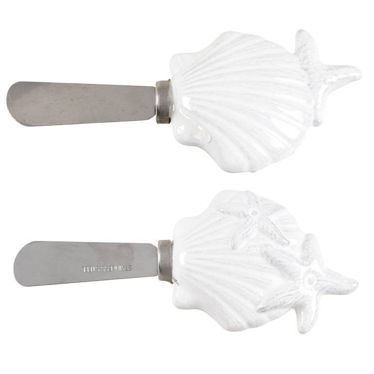 Laguna Coastal Cottage White Figural Spreader by Blue Sky
