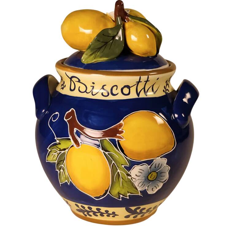 Lemon Cookie Jar & Lid