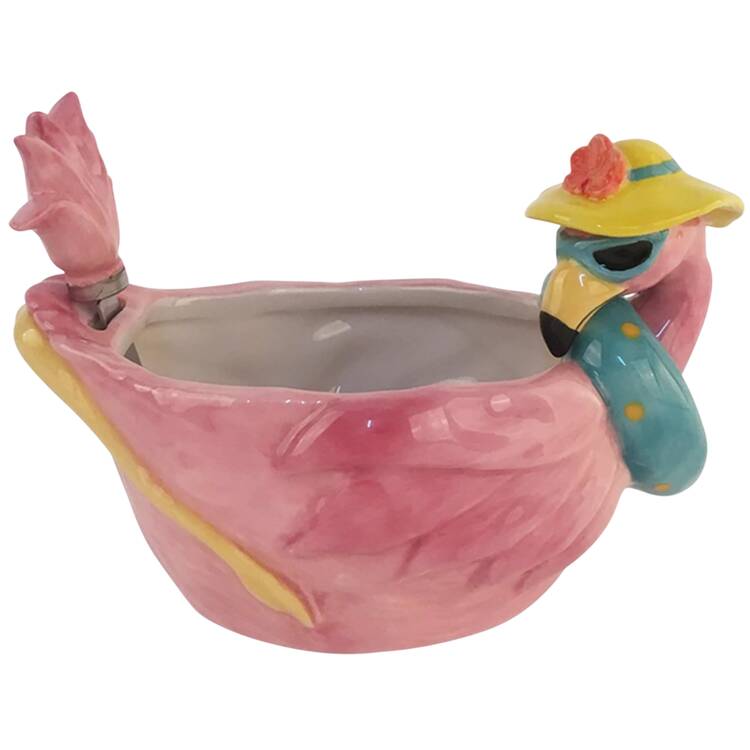 Summer Fun Flamingo Dip Bowl & Spreader Set