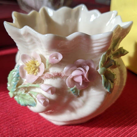 Flower Pot 3" Applied Floral Flower Pot