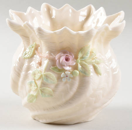 Flower Pot 4" Applied Floral Flower Pot