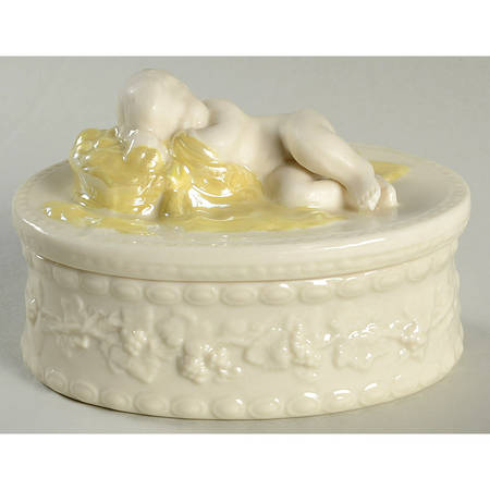 Trinket Boxes Cherub Trinket Box & Lid