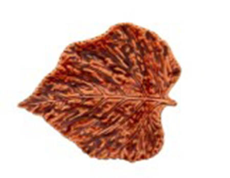 Gudrun Leaf Shaped Wall Plate