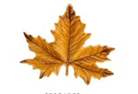 Gudrun Leaf Shaped Wall Plate